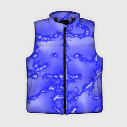Женский жилет Темно-синий мотив, цвет: 3D-черный