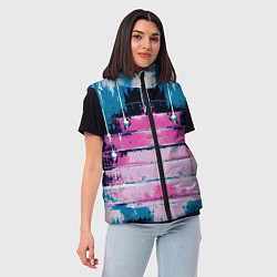 Женский жилет Ladder - art - texture, цвет: 3D-светло-серый — фото 2