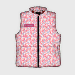 Женский жилет Цифровой камуфляж - Полина, цвет: 3D-красный