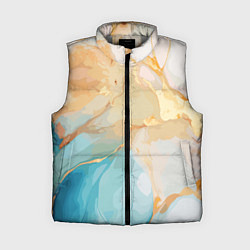 Женский жилет Янтарь и бирюза, цвет: 3D-светло-серый