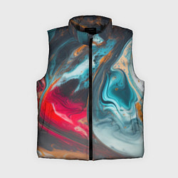 Женский жилет Палитра масло, цвет: 3D-черный
