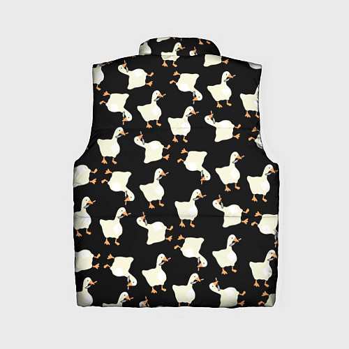 Женский жилет Паттерн с гусями / 3D-Красный – фото 2