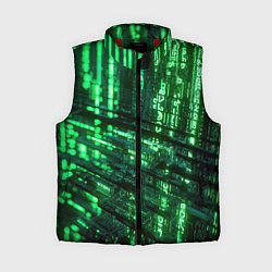 Женский жилет Цифровая текстура, цвет: 3D-красный