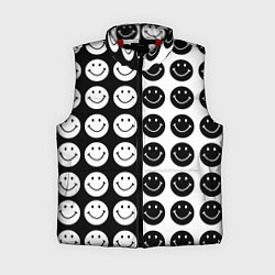 Женский жилет Smiley black and white