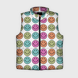 Женский жилет Smiley face, цвет: 3D-светло-серый