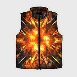 Женский жилет Fire abstract