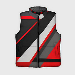 Женский жилет Линии неопределенности, цвет: 3D-черный