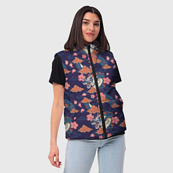 Женский жилет Паттерн китайский дракон, цвет: 3D-черный — фото 2