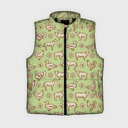 Женский жилет Фермерские животные