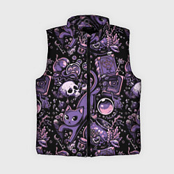 Женский жилет Ведьминский паттерн, цвет: 3D-черный