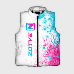 Женский жилет Zotye neon gradient style: по-вертикали, цвет: 3D-черный