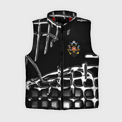 Женский жилет Россия герб РФ, цвет: 3D-красный