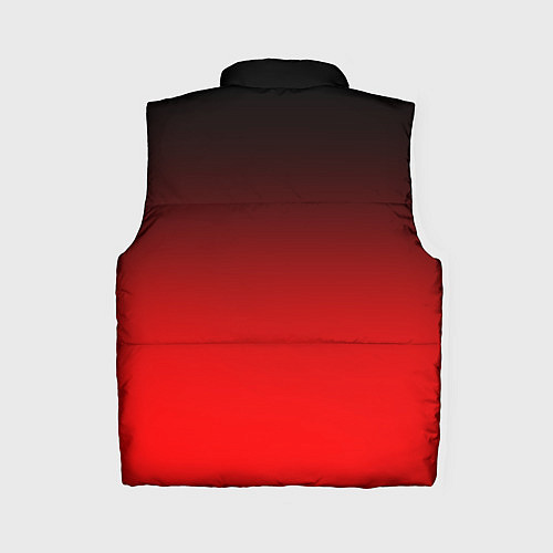 Женский жилет Градиент: от черного до ярко-красного / 3D-Красный – фото 2