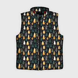 Женский жилет Новогодний ельник