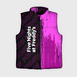 Женский жилет FNAF pro gaming по-вертикали, цвет: 3D-черный