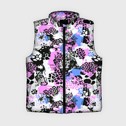 Женский жилет Multicolored wild cats