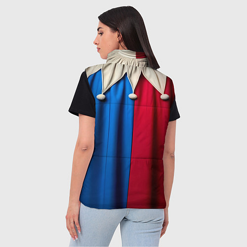 Женский жилет Костюм шута наряд / 3D-Светло-серый – фото 4