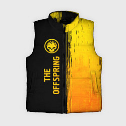 Женский жилет The Offspring - gold gradient по-вертикали, цвет: 3D-черный