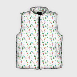 Женский жилет Зимний горнолыжный курорт