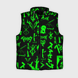 Женский жилет Berserk neon green, цвет: 3D-светло-серый