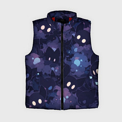 Женский жилет Фиолетовые котики, цвет: 3D-красный