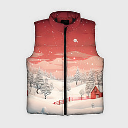 Женский жилет Завораживающий зимний пейзаж