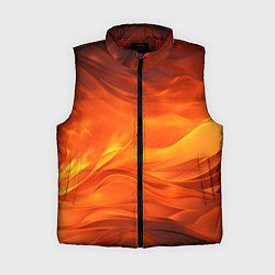 Женский жилет Яркий огонь