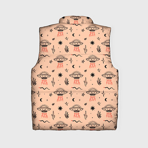 Женский жилет НЛО пустынные змеи / 3D-Светло-серый – фото 2