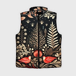 Женский жилет Елочные узоры нового года