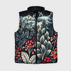 Женский жилет Хрустальные рисунки