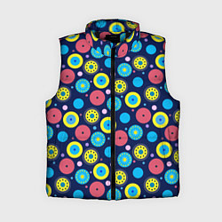 Женский жилет Геометрические узоры из кругов