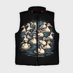 Женский жилет Утки в пруду