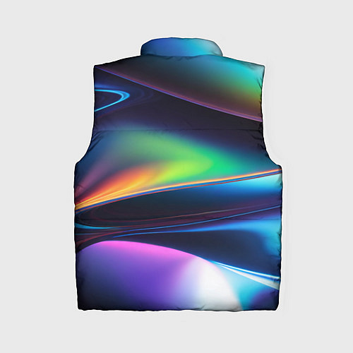 Женский жилет Голографический материал / 3D-Светло-серый – фото 2