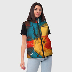 Женский жилет Картина маслом, цвет: 3D-светло-серый — фото 2