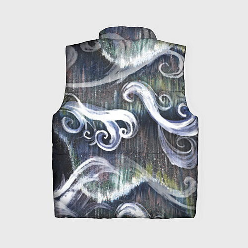 Женский жилет Черная пурга / 3D-Красный – фото 2