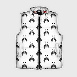 Женский жилет Panda love - pattern
