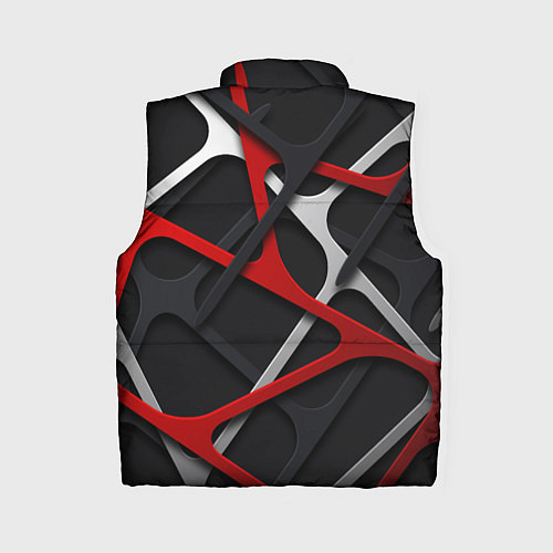 Женский жилет Mitsubishi - texture / 3D-Красный – фото 2