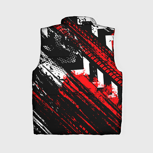 Женский жилет Mitsubishi - sport style / 3D-Красный – фото 2