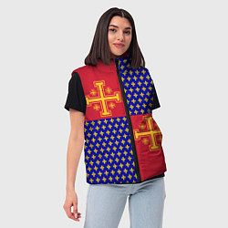 Женский жилет Сюрко рыцарей Антиохии, цвет: 3D-черный — фото 2