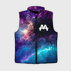 Женский жилет Asking Alexandria space rock, цвет: 3D-черный