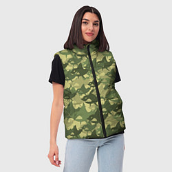 Женский жилет Акулы - камуфляж, цвет: 3D-красный — фото 2