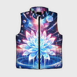 Женский жилет Космический цветок из льда - эзотерический лотос
