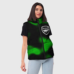 Женский жилет Arsenal sport halftone, цвет: 3D-черный — фото 2