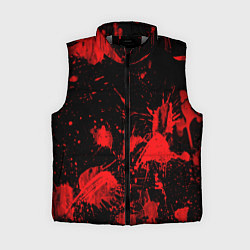Женский жилет Брызги крови паттерн