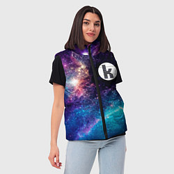 Женский жилет The Killers space rock, цвет: 3D-черный — фото 2