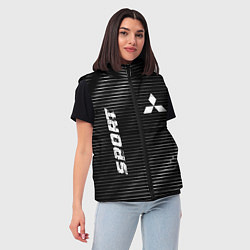 Женский жилет Mitsubishi sport metal, цвет: 3D-черный — фото 2