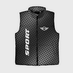 Женский жилет Mini sport carbon, цвет: 3D-черный