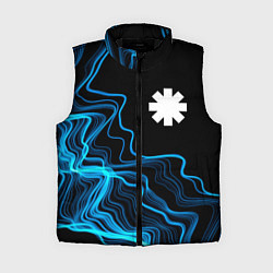 Женский жилет Red Hot Chili Peppers sound wave, цвет: 3D-черный