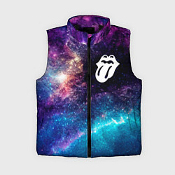 Женский жилет Rolling Stones space rock, цвет: 3D-черный