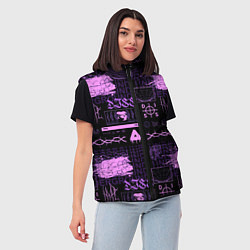 Женский жилет Underground pattern color, цвет: 3D-светло-серый — фото 2